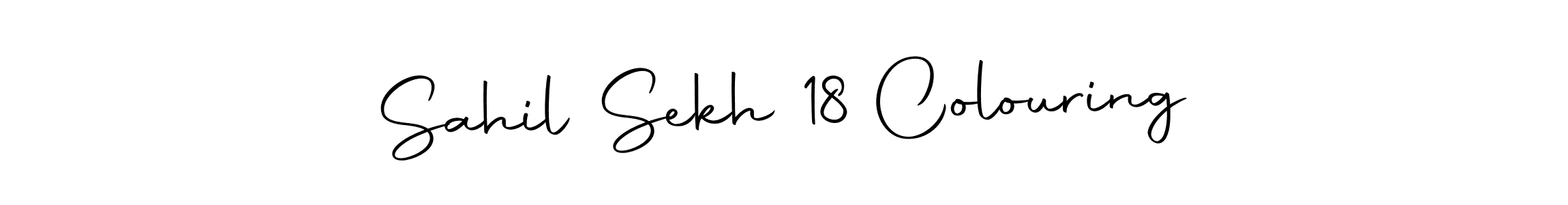 How to make Sahil Sekh 18 Colouring signature? Autography-DOLnW is a professional autograph style. Create handwritten signature for Sahil Sekh 18 Colouring name. Sahil Sekh 18 Colouring signature style 10 images and pictures png