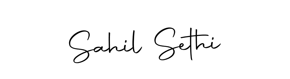 Create a beautiful signature design for name Sahil Sethi. With this signature (Autography-DOLnW) fonts, you can make a handwritten signature for free. Sahil Sethi signature style 10 images and pictures png