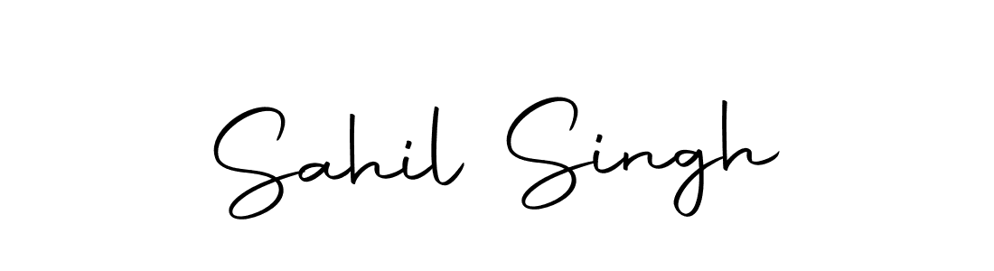 Design your own signature with our free online signature maker. With this signature software, you can create a handwritten (Autography-DOLnW) signature for name Sahil Singh. Sahil Singh signature style 10 images and pictures png