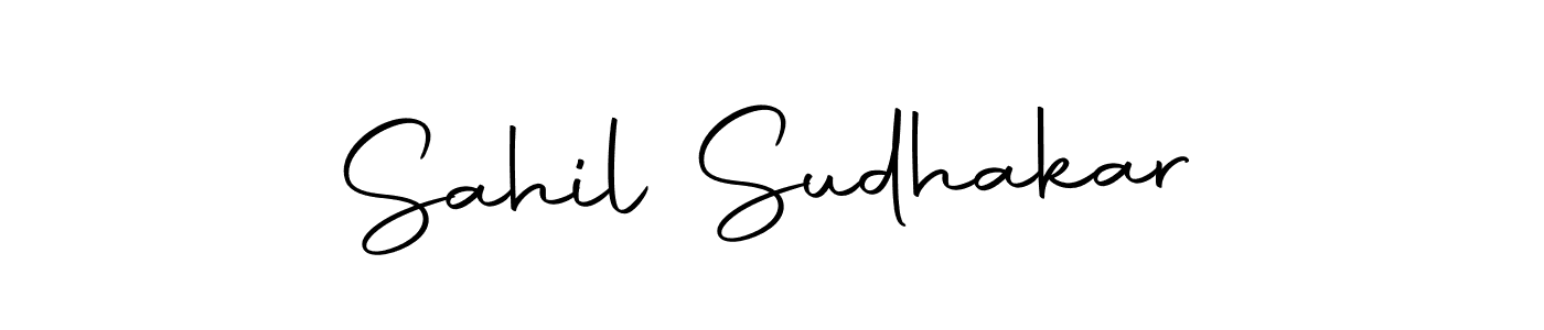 This is the best signature style for the Sahil Sudhakar name. Also you like these signature font (Autography-DOLnW). Mix name signature. Sahil Sudhakar signature style 10 images and pictures png