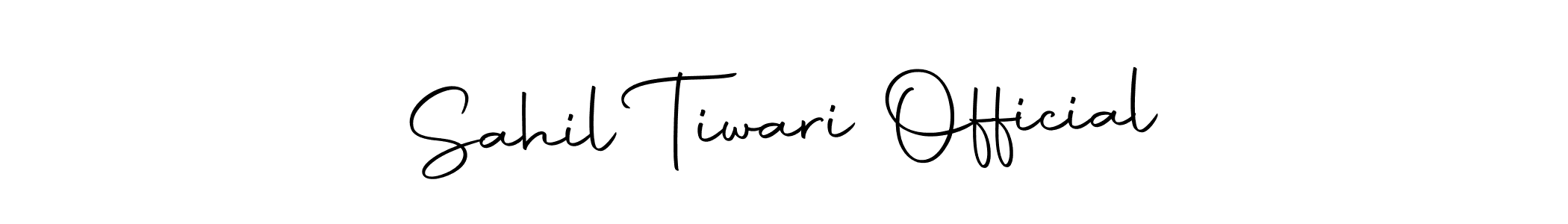 You should practise on your own different ways (Autography-DOLnW) to write your name (Sahil Tiwari Official) in signature. don't let someone else do it for you. Sahil Tiwari Official signature style 10 images and pictures png