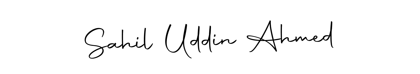How to make Sahil Uddin Ahmed signature? Autography-DOLnW is a professional autograph style. Create handwritten signature for Sahil Uddin Ahmed name. Sahil Uddin Ahmed signature style 10 images and pictures png