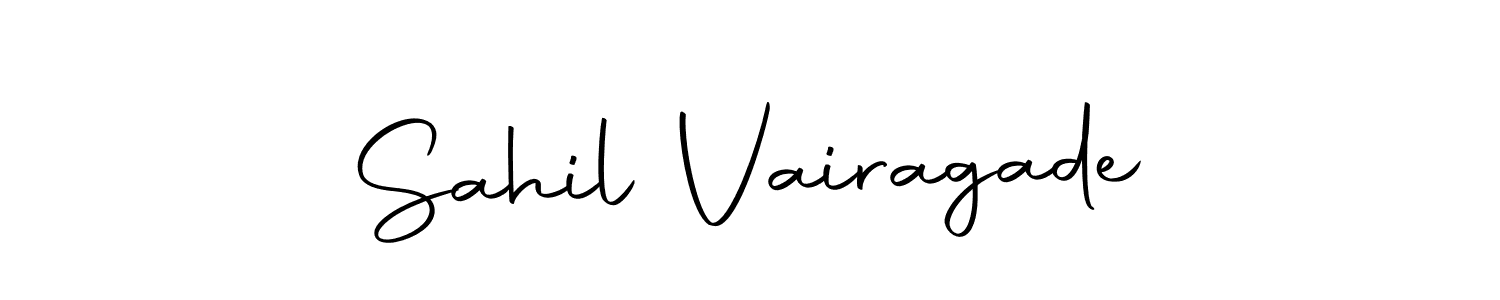 Create a beautiful signature design for name Sahil Vairagade. With this signature (Autography-DOLnW) fonts, you can make a handwritten signature for free. Sahil Vairagade signature style 10 images and pictures png