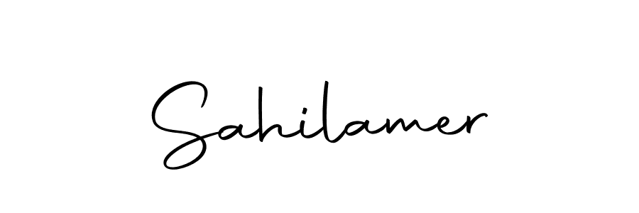 Use a signature maker to create a handwritten signature online. With this signature software, you can design (Autography-DOLnW) your own signature for name Sahilamer. Sahilamer signature style 10 images and pictures png
