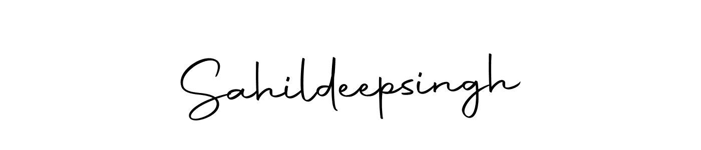 Make a short Sahildeepsingh signature style. Manage your documents anywhere anytime using Autography-DOLnW. Create and add eSignatures, submit forms, share and send files easily. Sahildeepsingh signature style 10 images and pictures png