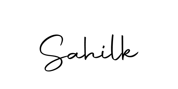 if you are searching for the best signature style for your name Sahilk. so please give up your signature search. here we have designed multiple signature styles  using Autography-DOLnW. Sahilk signature style 10 images and pictures png