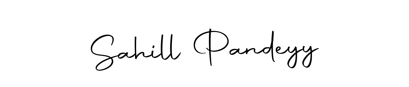 Use a signature maker to create a handwritten signature online. With this signature software, you can design (Autography-DOLnW) your own signature for name Sahill Pandeyy. Sahill Pandeyy signature style 10 images and pictures png