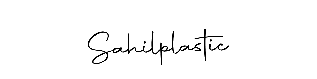 Make a beautiful signature design for name Sahilplastic. With this signature (Autography-DOLnW) style, you can create a handwritten signature for free. Sahilplastic signature style 10 images and pictures png