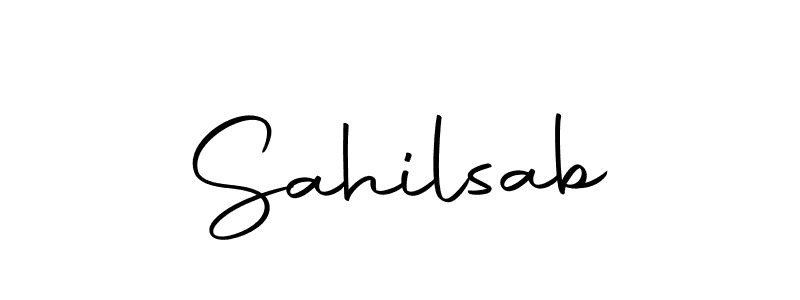 You can use this online signature creator to create a handwritten signature for the name Sahilsab. This is the best online autograph maker. Sahilsab signature style 10 images and pictures png