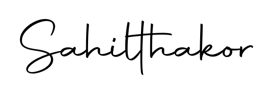 An effortless, minimalist signature concept for Sahilthakor using Autography-DOLnW design. Clean lines that look great on any document. Sahilthakor signature style 10 images and pictures png