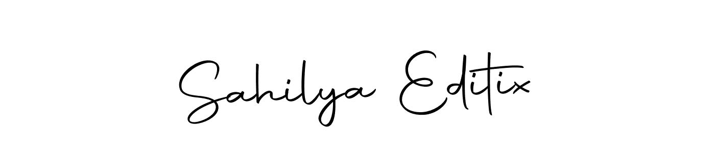 Design your own signature with our free online signature maker. With this signature software, you can create a handwritten (Autography-DOLnW) signature for name Sahilya Editix. Sahilya Editix signature style 10 images and pictures png