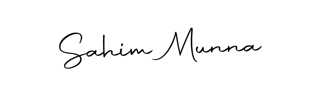 Make a beautiful signature design for name Sahim Munna. With this signature (Autography-DOLnW) style, you can create a handwritten signature for free. Sahim Munna signature style 10 images and pictures png