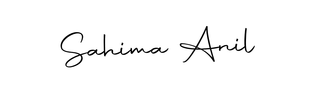 The best way (Autography-DOLnW) to make a short signature is to pick only two or three words in your name. The name Sahima Anil include a total of six letters. For converting this name. Sahima Anil signature style 10 images and pictures png