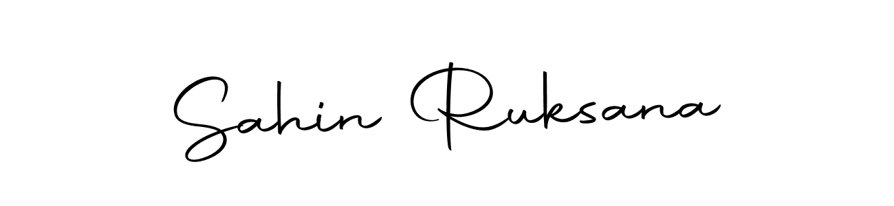 if you are searching for the best signature style for your name Sahin Ruksana. so please give up your signature search. here we have designed multiple signature styles  using Autography-DOLnW. Sahin Ruksana signature style 10 images and pictures png