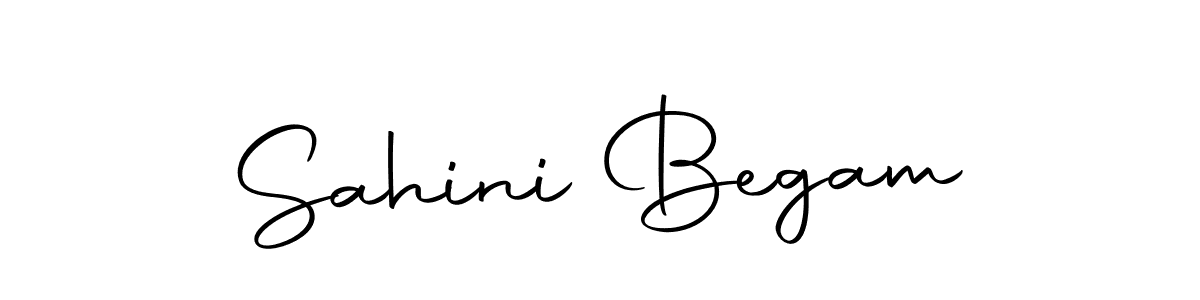 Make a beautiful signature design for name Sahini Begam. Use this online signature maker to create a handwritten signature for free. Sahini Begam signature style 10 images and pictures png