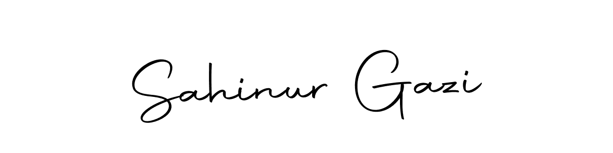 Make a beautiful signature design for name Sahinur Gazi. With this signature (Autography-DOLnW) style, you can create a handwritten signature for free. Sahinur Gazi signature style 10 images and pictures png