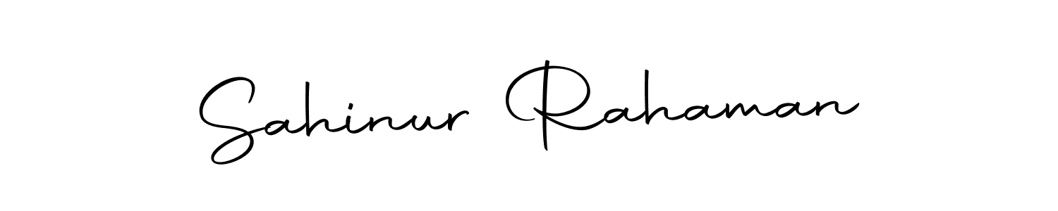 Create a beautiful signature design for name Sahinur Rahaman. With this signature (Autography-DOLnW) fonts, you can make a handwritten signature for free. Sahinur Rahaman signature style 10 images and pictures png
