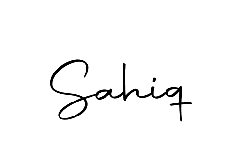 Create a beautiful signature design for name Sahiq. With this signature (Autography-DOLnW) fonts, you can make a handwritten signature for free. Sahiq signature style 10 images and pictures png