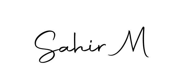 Sahir M stylish signature style. Best Handwritten Sign (Autography-DOLnW) for my name. Handwritten Signature Collection Ideas for my name Sahir M. Sahir M signature style 10 images and pictures png