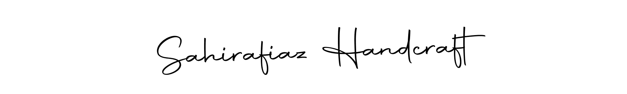 You can use this online signature creator to create a handwritten signature for the name Sahirafiaz Handcraft. This is the best online autograph maker. Sahirafiaz Handcraft signature style 10 images and pictures png