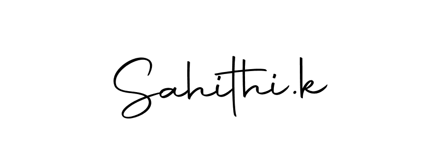 How to make Sahithi.k signature? Autography-DOLnW is a professional autograph style. Create handwritten signature for Sahithi.k name. Sahithi.k signature style 10 images and pictures png