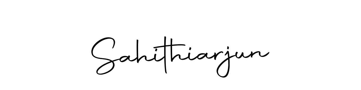 if you are searching for the best signature style for your name Sahithiarjun. so please give up your signature search. here we have designed multiple signature styles  using Autography-DOLnW. Sahithiarjun signature style 10 images and pictures png