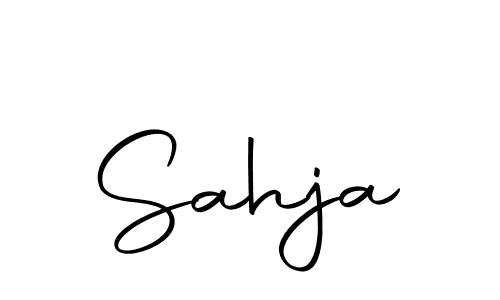 How to make Sahja signature? Autography-DOLnW is a professional autograph style. Create handwritten signature for Sahja name. Sahja signature style 10 images and pictures png