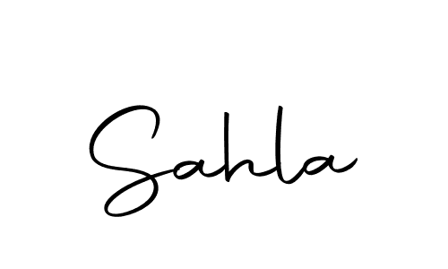 How to make Sahla signature? Autography-DOLnW is a professional autograph style. Create handwritten signature for Sahla name. Sahla signature style 10 images and pictures png