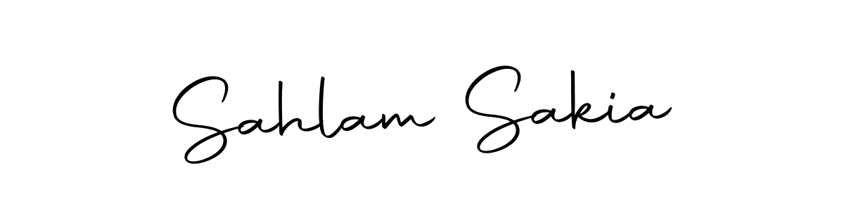Autography-DOLnW is a professional signature style that is perfect for those who want to add a touch of class to their signature. It is also a great choice for those who want to make their signature more unique. Get Sahlam Sakia name to fancy signature for free. Sahlam Sakia signature style 10 images and pictures png