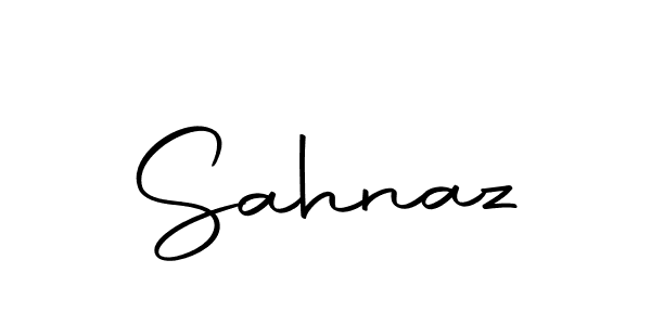 How to make Sahnaz name signature. Use Autography-DOLnW style for creating short signs online. This is the latest handwritten sign. Sahnaz signature style 10 images and pictures png