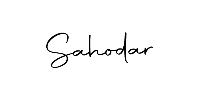 Create a beautiful signature design for name Sahodar. With this signature (Autography-DOLnW) fonts, you can make a handwritten signature for free. Sahodar signature style 10 images and pictures png