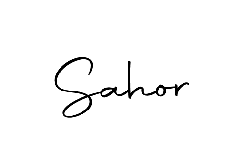 Create a beautiful signature design for name Sahor. With this signature (Autography-DOLnW) fonts, you can make a handwritten signature for free. Sahor signature style 10 images and pictures png