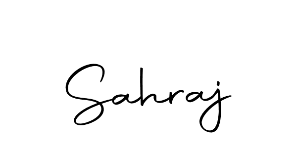 Make a beautiful signature design for name Sahraj. Use this online signature maker to create a handwritten signature for free. Sahraj signature style 10 images and pictures png