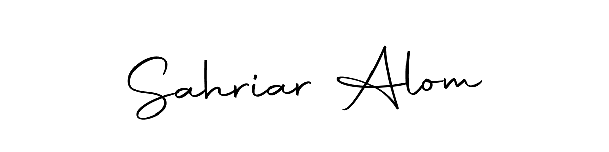 The best way (Autography-DOLnW) to make a short signature is to pick only two or three words in your name. The name Sahriar Alom include a total of six letters. For converting this name. Sahriar Alom signature style 10 images and pictures png