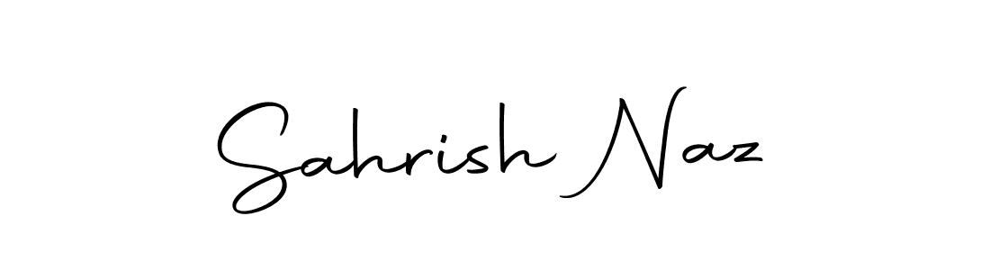 How to make Sahrish Naz signature? Autography-DOLnW is a professional autograph style. Create handwritten signature for Sahrish Naz name. Sahrish Naz signature style 10 images and pictures png