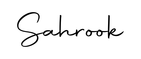 Enhance your business communications with Sahrook signature in Autography-DOLnW lettering. Clean, modern, and universally compatible. Sahrook signature style 10 images and pictures png