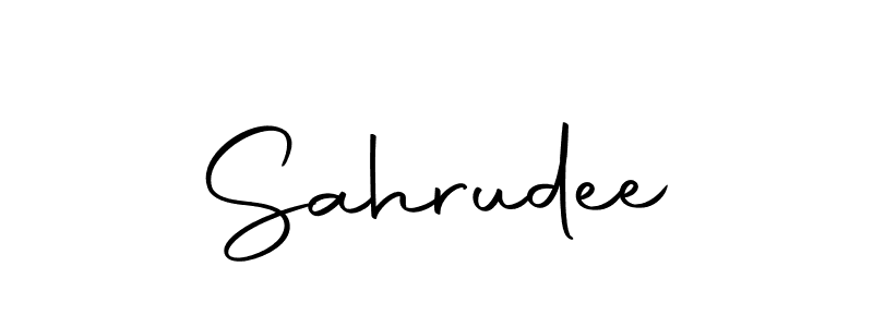 Here are the top 10 professional signature styles for the name Sahrudee. These are the best autograph styles you can use for your name. Sahrudee signature style 10 images and pictures png