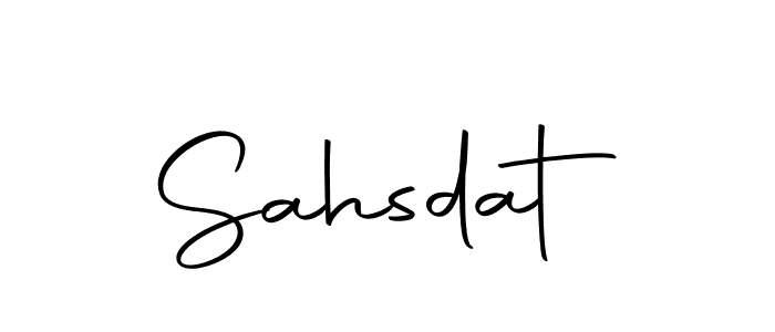 Design your own signature with our free online signature maker. With this signature software, you can create a handwritten (Autography-DOLnW) signature for name Sahsdat. Sahsdat signature style 10 images and pictures png