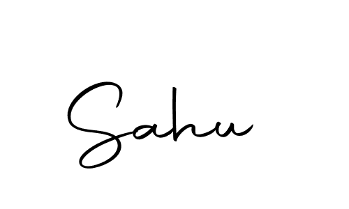 Create a beautiful signature design for name Sahu . With this signature (Autography-DOLnW) fonts, you can make a handwritten signature for free. Sahu  signature style 10 images and pictures png