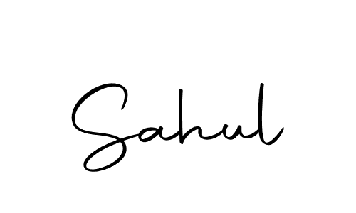 How to make Sahul signature? Autography-DOLnW is a professional autograph style. Create handwritten signature for Sahul name. Sahul signature style 10 images and pictures png