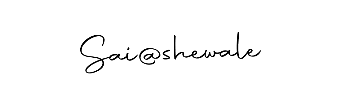 Sai@shewale stylish signature style. Best Handwritten Sign (Autography-DOLnW) for my name. Handwritten Signature Collection Ideas for my name Sai@shewale. Sai@shewale signature style 10 images and pictures png