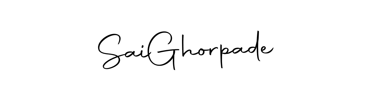 The best way (Autography-DOLnW) to make a short signature is to pick only two or three words in your name. The name Sai  Ghorpade include a total of six letters. For converting this name. Sai  Ghorpade signature style 10 images and pictures png