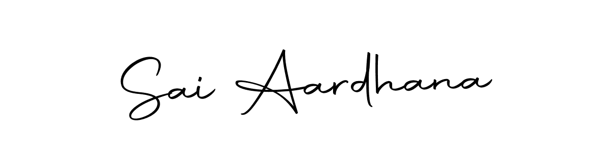 Make a beautiful signature design for name Sai Aardhana. Use this online signature maker to create a handwritten signature for free. Sai Aardhana signature style 10 images and pictures png