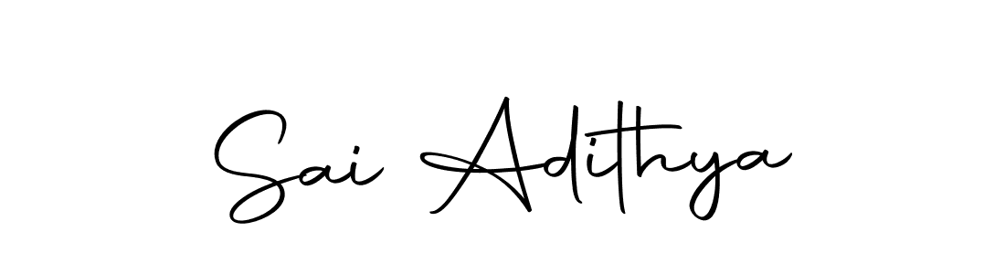 Make a beautiful signature design for name Sai Adithya. With this signature (Autography-DOLnW) style, you can create a handwritten signature for free. Sai Adithya signature style 10 images and pictures png