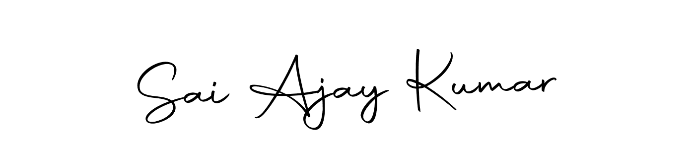 Make a short Sai Ajay Kumar signature style. Manage your documents anywhere anytime using Autography-DOLnW. Create and add eSignatures, submit forms, share and send files easily. Sai Ajay Kumar signature style 10 images and pictures png