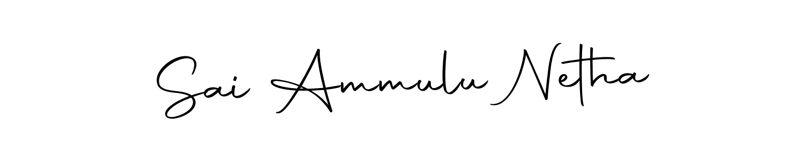 How to make Sai Ammulu Netha signature? Autography-DOLnW is a professional autograph style. Create handwritten signature for Sai Ammulu Netha name. Sai Ammulu Netha signature style 10 images and pictures png