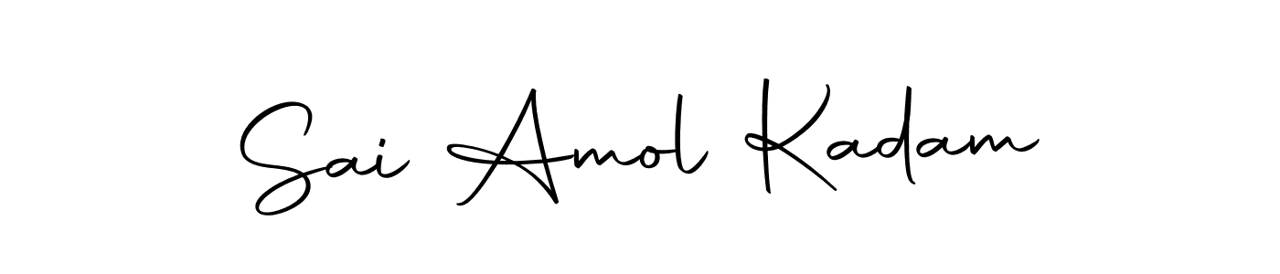 Design your own signature with our free online signature maker. With this signature software, you can create a handwritten (Autography-DOLnW) signature for name Sai Amol Kadam. Sai Amol Kadam signature style 10 images and pictures png