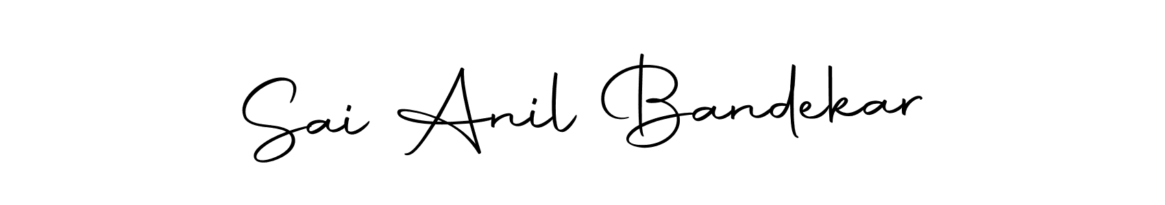 How to make Sai Anil Bandekar signature? Autography-DOLnW is a professional autograph style. Create handwritten signature for Sai Anil Bandekar name. Sai Anil Bandekar signature style 10 images and pictures png