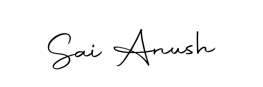 Create a beautiful signature design for name Sai Anush. With this signature (Autography-DOLnW) fonts, you can make a handwritten signature for free. Sai Anush signature style 10 images and pictures png