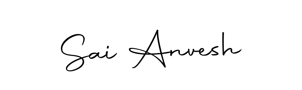 Sai Anvesh stylish signature style. Best Handwritten Sign (Autography-DOLnW) for my name. Handwritten Signature Collection Ideas for my name Sai Anvesh. Sai Anvesh signature style 10 images and pictures png